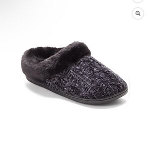 Dearfoams Cozy Comfort Women's Luxe Chenille Knit Clog Slippers Size 7-8